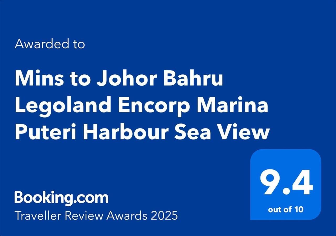 Mins To Johor Bahru Legoland Encorp Marina Puteri Harbour Sea View Apartment